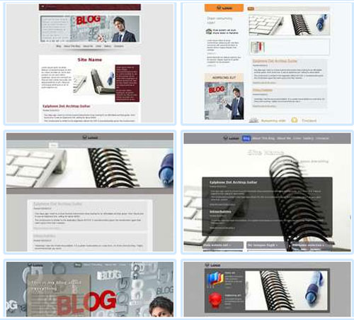 Modelos de sites para Blog Genérico
